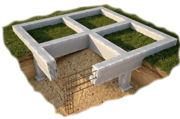 Заливка монолитного фундамента в Клецке